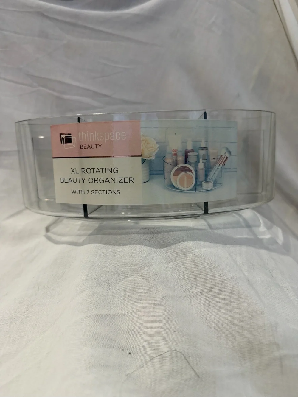 Clear XL Rotating Beauty Organizer - Clear